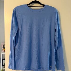 Classic Long-Sleeve Under Scrub Shirt - Light Blue